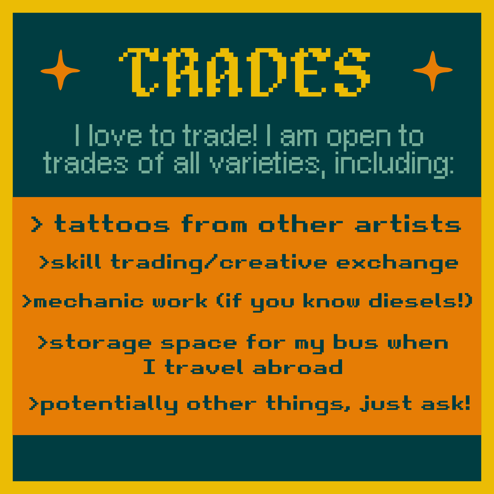 Tattoo Trade Info